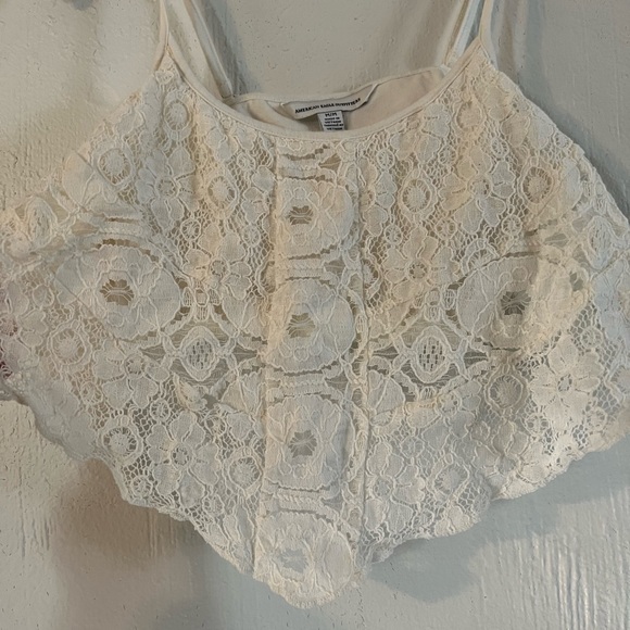 American Eagle Outfitters Tops - American Eagle Lace Crop Top